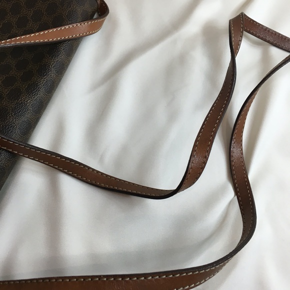 Celine Brown Macadam Crossbody Bag Sku#83996 - Picture 14 of 14